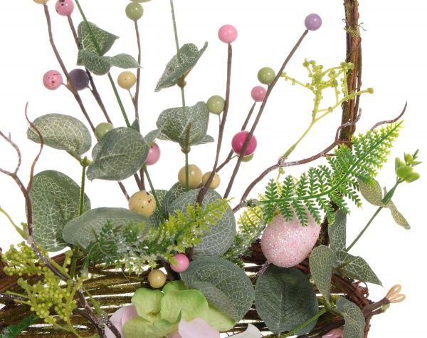 Декорація весняна в кошику 38х24 см 17A3871