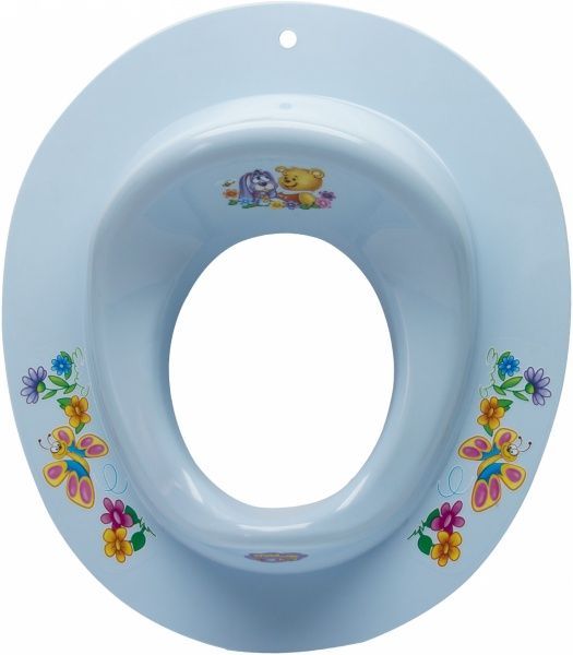 Накладка на унитаз Maltex Kubus голубая 3910506