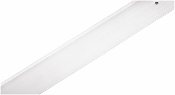 Поріжок алюмінієвий 14-А Лугалпроф профільований з отворами 21х40x1800 мм срібло 