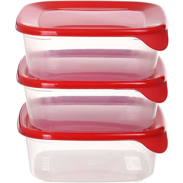Набор контейнеров для пищевых продуктов 800 мл 3 шт. Flamberg