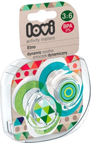 Пустышка динамическая Lovi Etno 2 шт. 22/834 boy