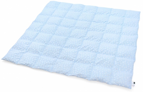 Одеяло пуховое №1855 Bio-Blue 90% пух (зима +) 110x140 см MirSon голубой