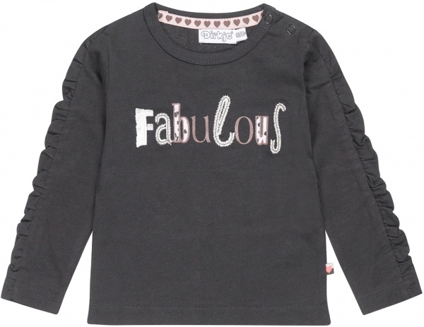 Реглан для девочки Dirkje р.98 темно-серый U44318-35 