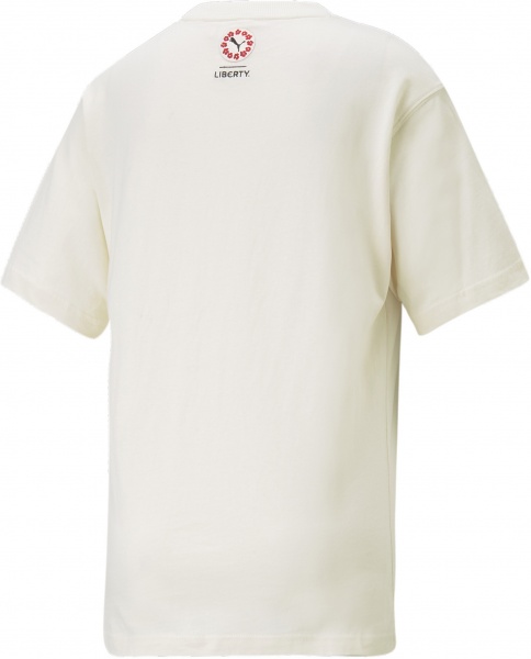 Футболка Puma PUMA X LIBERTY GRAPHIC TEE 53982965 р.XS бежевый