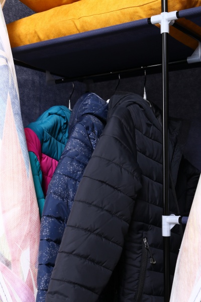 Гардероб текстильний Flowers з кишенями 1600х880х450 мм мульті