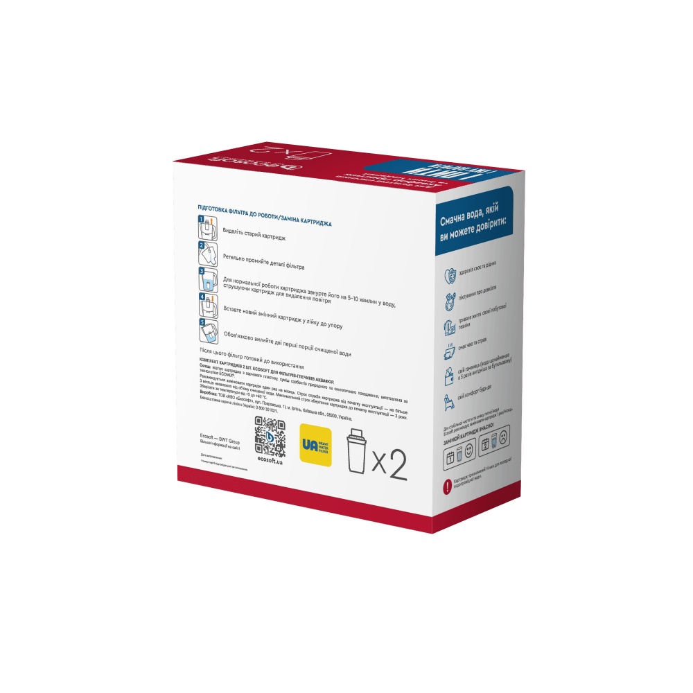 Картридж Ecosoft для кувшинов 2 шт.