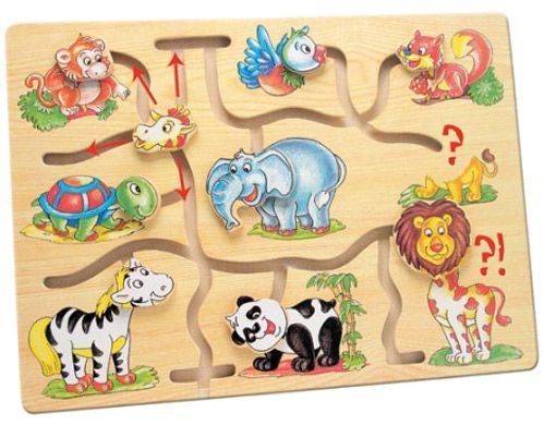 Игра настольная Bino Подбери голову животному 88096