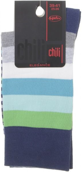 Шкарпетки чоловічі CHILI CHILI ELEGANCE 163 смужка р. 25-26 різнокольоровий 