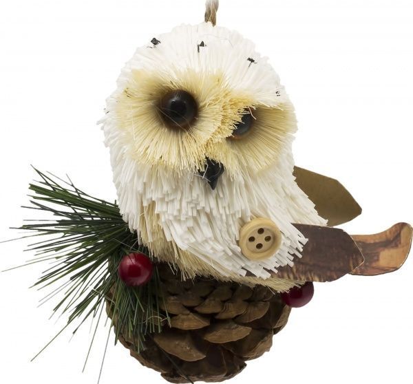 Підвіска Сова на шишці 11 см 70610186  