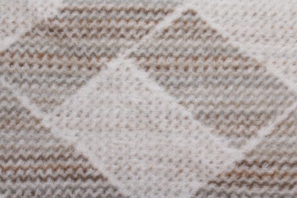 Плед Wohndecke Interweaved 150x200 см сірий/білий/коричневий Billerbeck 