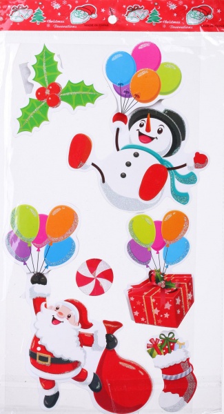 Наклейка декоративна паперова (3 дизайни) в асортименті 20x34 см