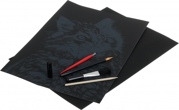 Скретч-картина Муркотик 40,5x28,5 см 