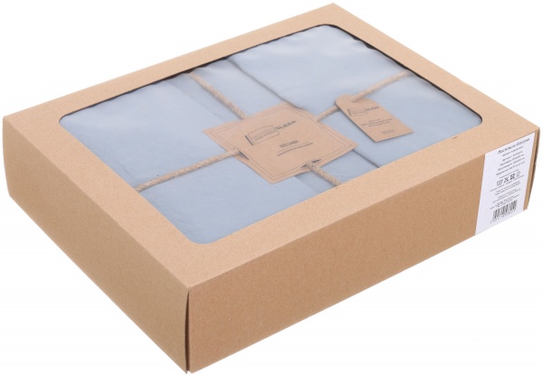 Комплект постільної білизни Natural 2 синій SoundSleep 