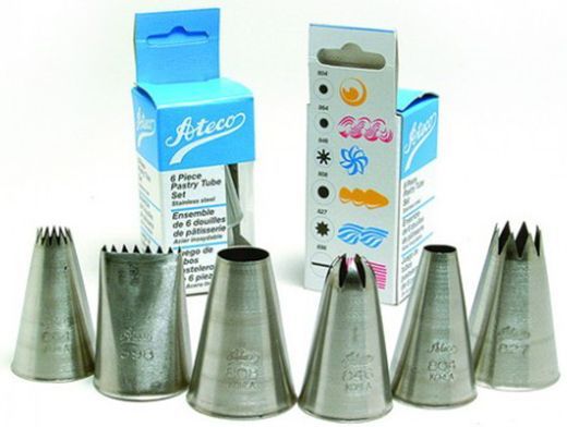 Набір насадок для кондитерського мішка 6 шт.