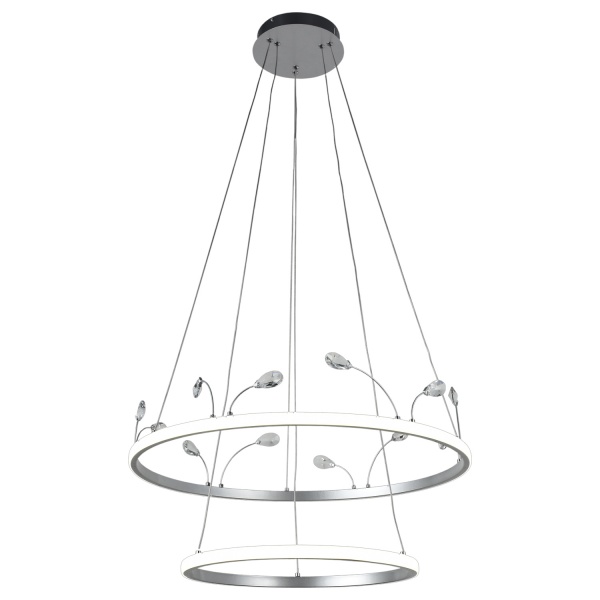 Люстра подвесная Victoria Lighting 85 Вт серебряный Tanya/SP2 silver 