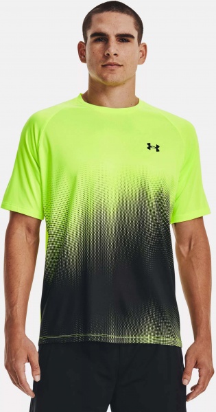 Футболка Under Armour TECH FADE SS 1377053-369 р.M зеленый