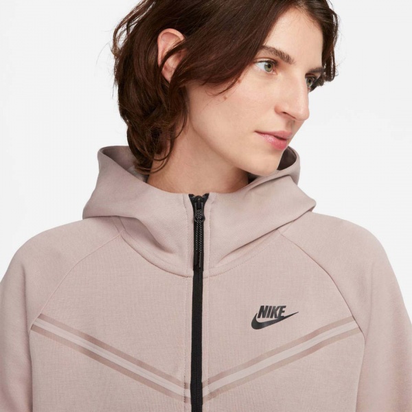 Джемпер Nike W NSW TCH FLC WR ESSNTL FZ HDY CW4298-272 р. XL бежевий