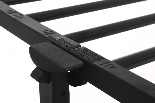 Держатель для одежды PROзапас 890х510х108 (1840) мм двойной раскладной с полками черный