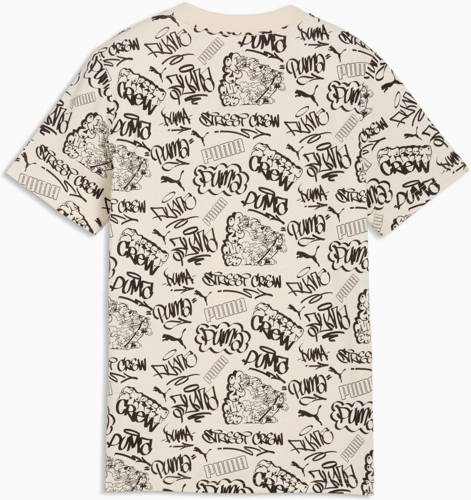 Футболка Puma MID90S AOP Tee B 69174987 р.152 бежевый