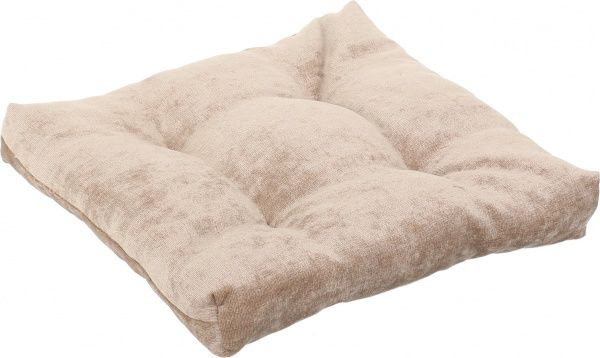 Подушка Indigo стеганая Color mini коричневая 35х35х5 см