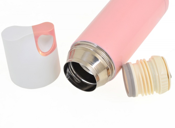 Термочашка 350 мл YES Pale peach рожевий 706723