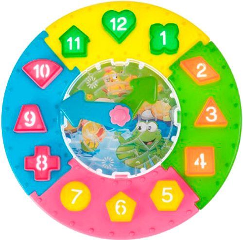 Игровой набор Bebelino Часы-пазл с лабиринтом и сортером 2
