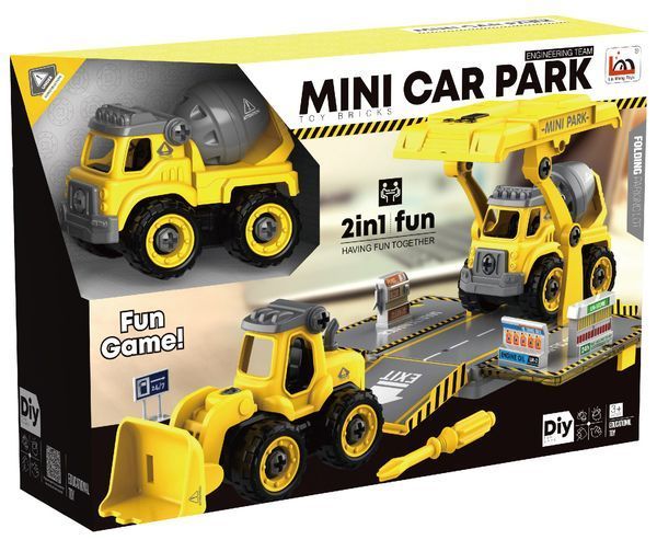 Игровой набор DIY Spatial Creativity Конструктор Бетономешалка и Каток CJ-1614190