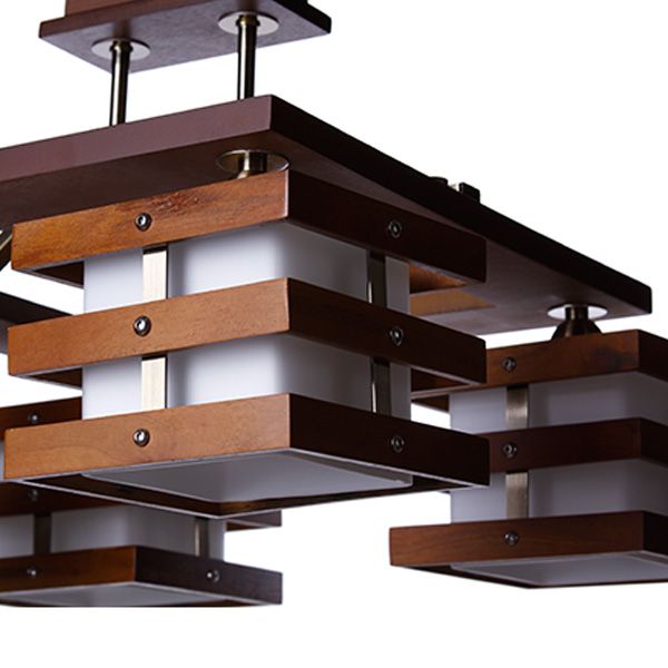 Люстра Altalusse INL-9215C-04 грецкий орех