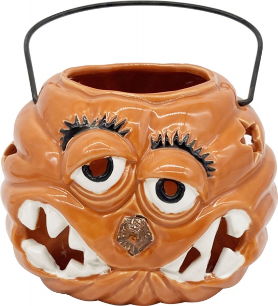 Ліхтарик декоративний гарбузик наляканий 19x12 см EPI-ZY20802 