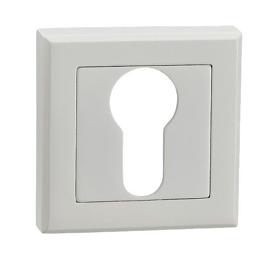  MVM Накладка на замок під циліндр E8а у кольорі WHITE білий PZ білий