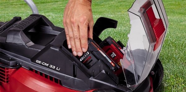 Газонокосарка акумуляторна Einhell X-Change GE-CM 33 Li Kit 3413140