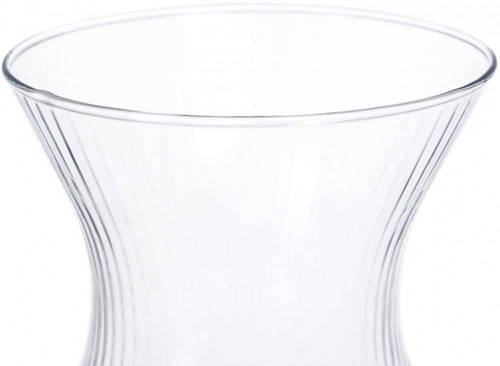 Ваза стеклянная Trendglass Lyra Luminous прозрачная 20 см