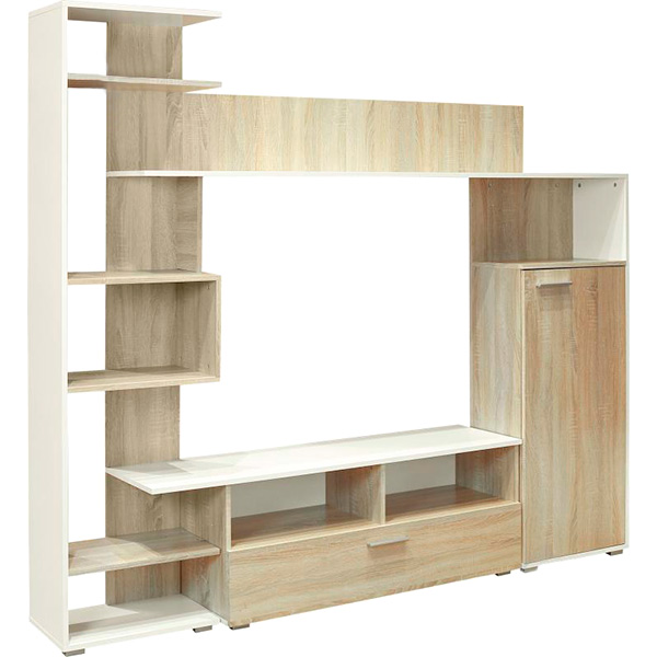 Стінка RTV Astra VMV Holding дуб сонома білий титан 