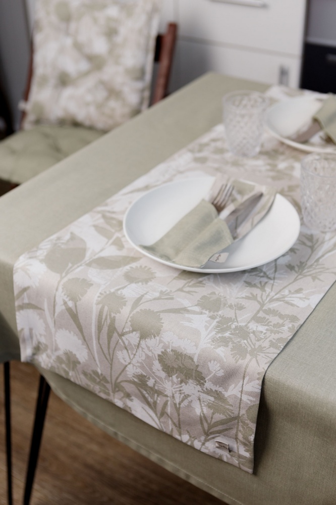 Скатерть Herbs Green 133x180 см La Nuit