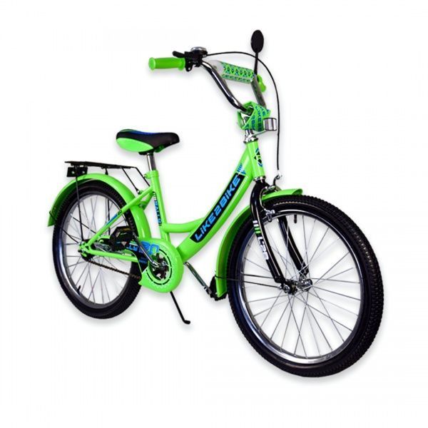 Велосипед детский Like2bike 2-колесный Rally без тренировочных колес салатовый 192014
