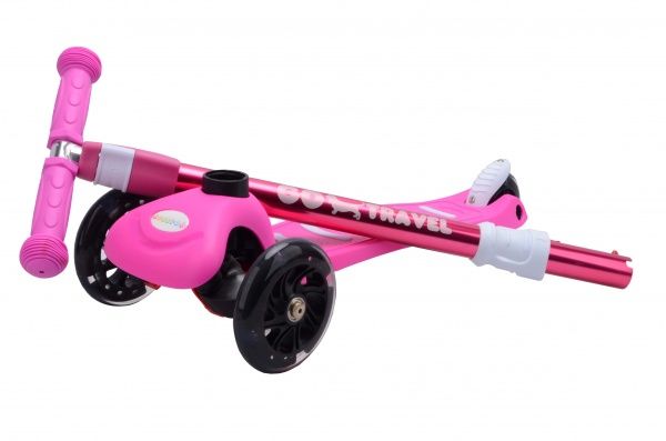 Самокат GO Travel рожевий LS304B-PK 