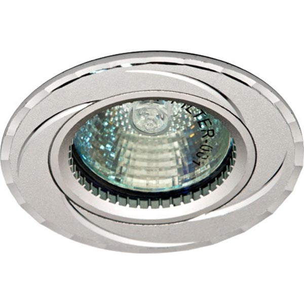 Светильник точечный Feron MR16 GU5.3 серебряный 18897 