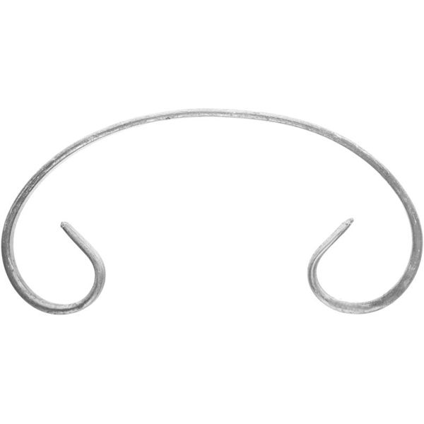 Завиток 220x115 мм полоса 10x5 мм