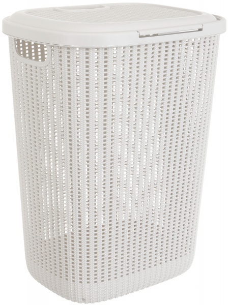 Кошик для білизни Gonpa Knitty 57 л 345х444х563 мм кремовий 