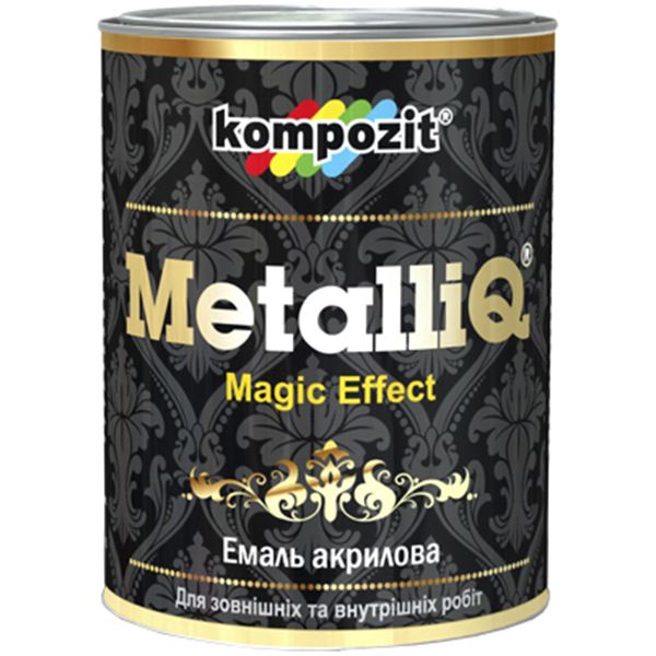 Эмаль Kompozit MetalliQ серебро 3.5 кг