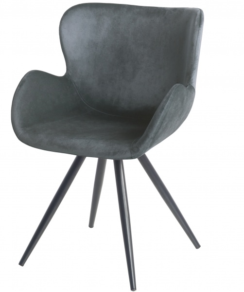 Стул Special4You Reita E6644 темно-серый/черный