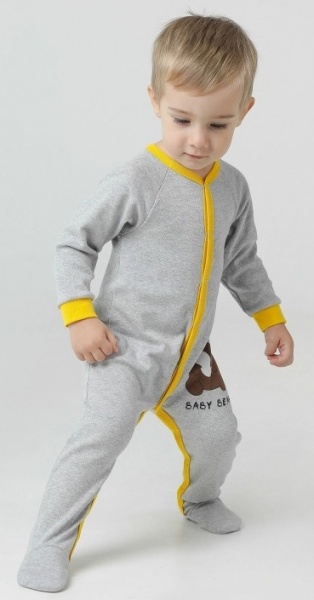 Комбінезон для хлопчика Smil р.74 сірий меланж 108618 
