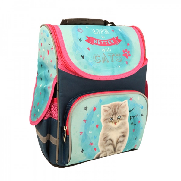 Рюкзак каркасный Lider Жизнь с котиком