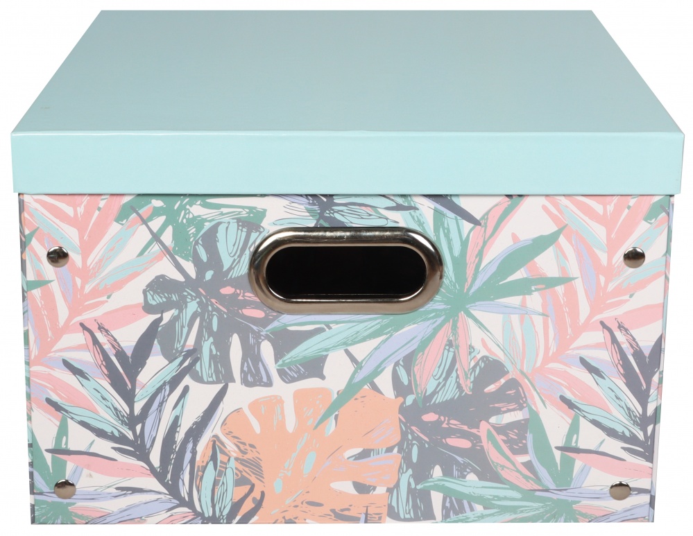 Ящик для зберігання Union CN230620-14 світло-блакитний Leaf light blue L 250x360x360 мм