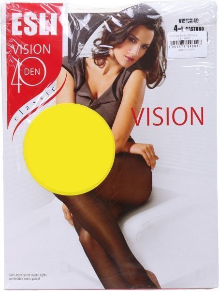 Колготки женские ESLI Vision Classic р. 4 40 den castoro 2 пар 