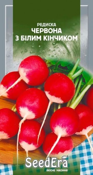 Семена Seedera редис красная с белым кончиком 20г