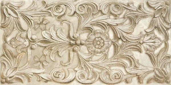 Плитка SALONI Моньер орнамент бейге 45x90 