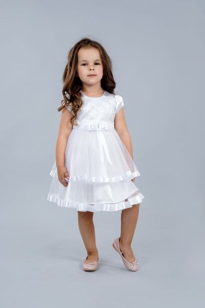 Платье Sasha р.116 белый 4134 