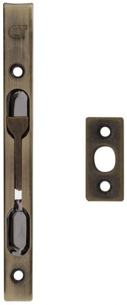 Шпингалет врезной LX160 CP 160/16 Comit 51628 античная латунь