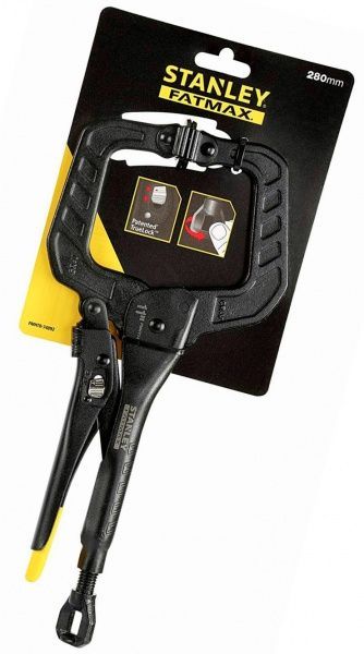 Клещи зажимные Stanley FatMax для сварки С-тип 280 мм 1 шт. FMHT0-74892